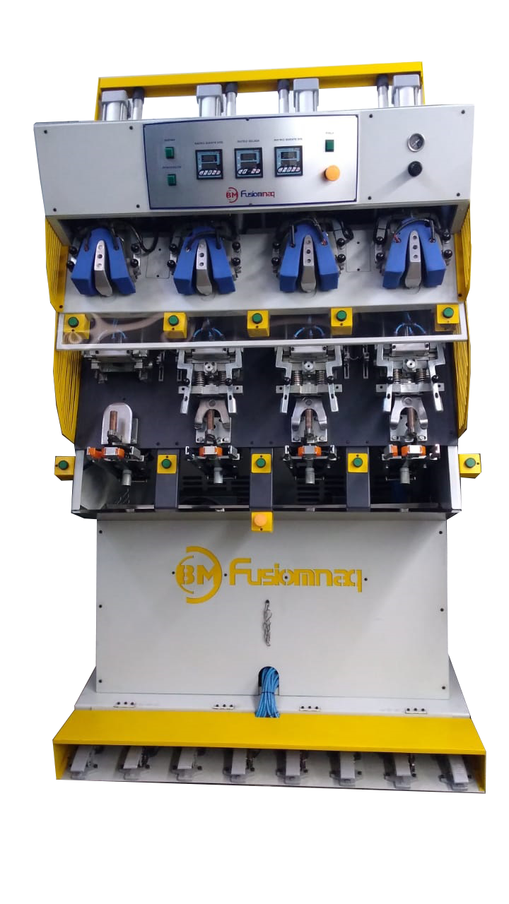 Máquina de Conformar Contraforte Quente e Fria Dupla BM 2025D NR12 em ...